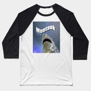 Montauk-Shark Baseball T-Shirt